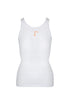 Coco Tank Top / White - Pink